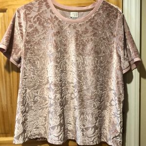 Pink Velvet T-Shirt